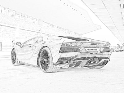 Quadro Lamborghini Aventador SV