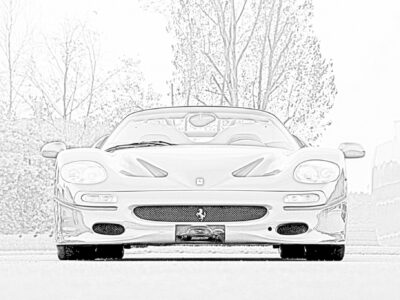 Quadro Ferrari F50