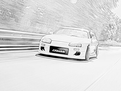 Quadro Toyota Supra